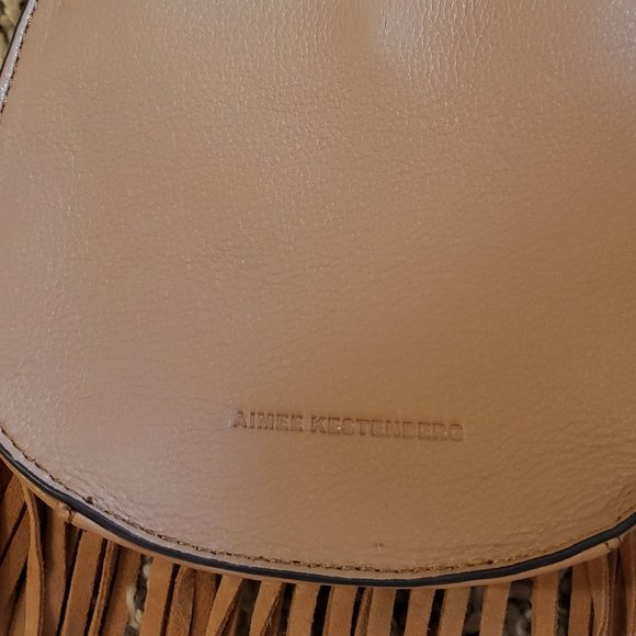 NWOT Aimee Kestenberg Leather Fringe Crossbody Bag - Picture 4 of 11